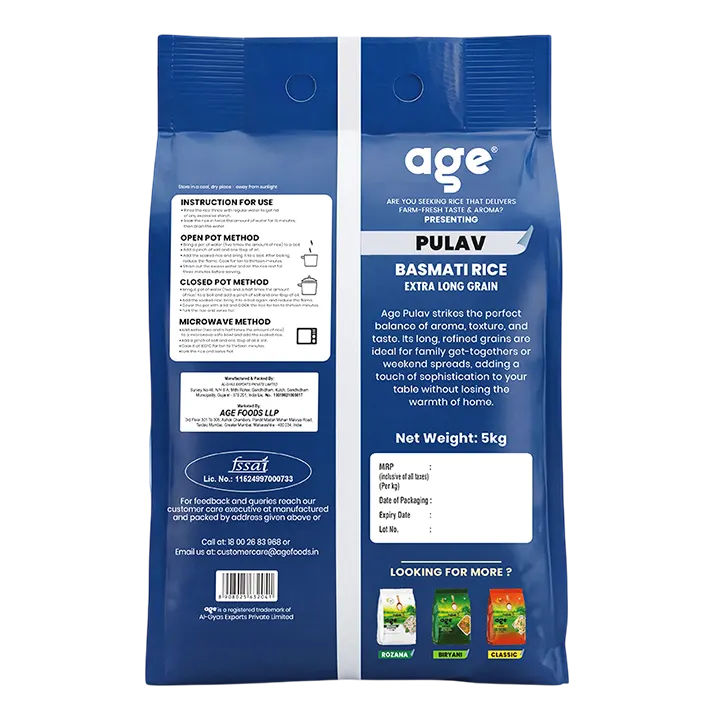 Age Pulav  Basmati Rice